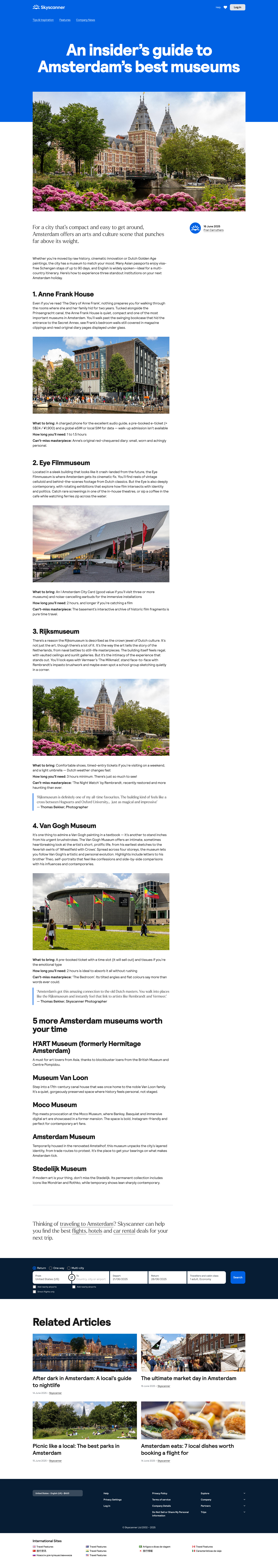 An insider’s guide to Amsterdam’s best museums